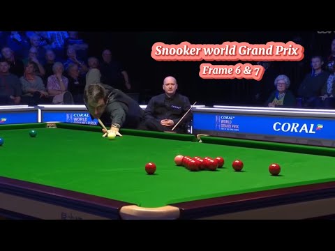 Snooker world Grand Prix Ronnie O’Sullivan Vs Dott ( frame 6 & 7).