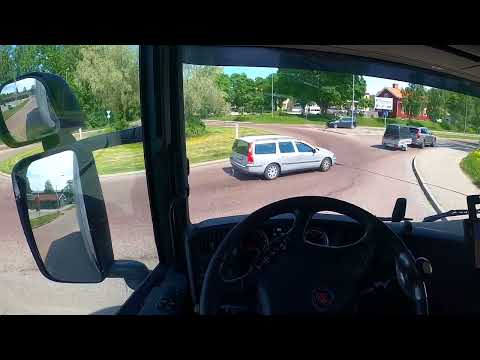 Old Gen Scania G490 + Trailer Long trip driving vlog, Gävle to Stockholm