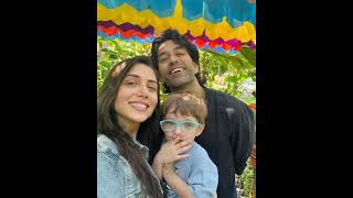 Actor Nakuul Mehta with his wife Jankee Parekh and son Sufi#ishqbaaz