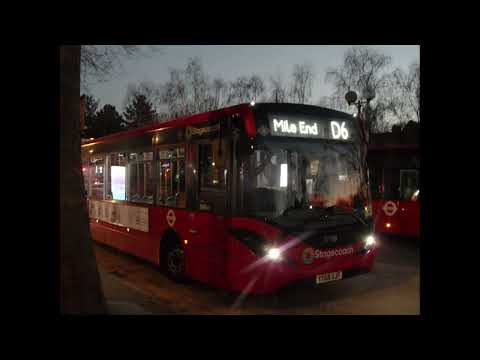 E200MMC ExHCT 1288, Stagecoach 37788 YX68UJF on D6 Reversing After Being Curtailed at Mile End Stand