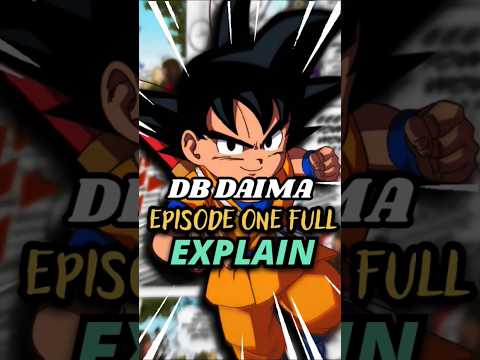 Dragon Ball Daima 1st Episode Full Explain in Hindi.! #shorts #anime