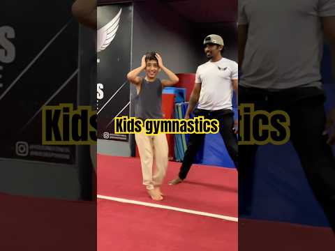 Kids gymnastics academy in bombay #gymnasticsacademy #kidsgymnastics #fun #flips #youtube #diveroll