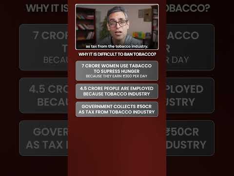 Can INDIA ban TOBACCO?! | Ankur Warikoo #shorts