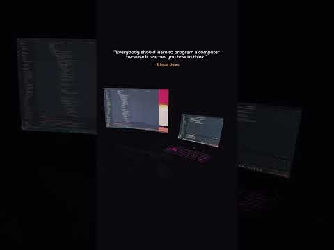 Everybody should learn program a computer  becouse it teaches you  how to think #developerlife