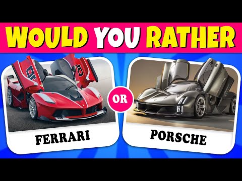 Would You Rather…! Futuristic Luxury Car Edition! 🚘 Quiz Rainbow