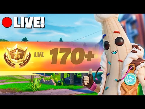 🔴LIVE - Fortnite Level 170+ HIGHEST LEVEL IN FORTNITE 🔥| How To Level Up FAST