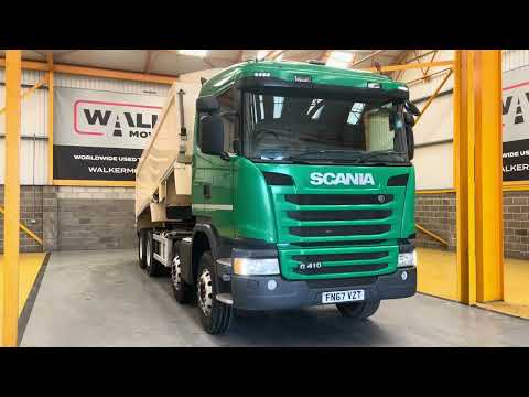 New In Stocklist For Sale: SCANIA G410 *EURO 6*, 8X4 ALUMINIUM INSULATED TIPPER – 2017 – FN67 VZT