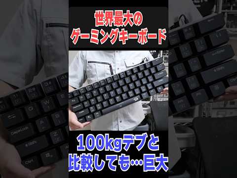 【4万円】世界一デカイ「ゲーミングキーボード」が凄い！【動作可能】