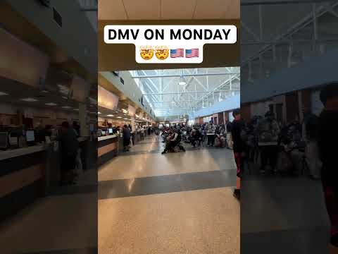 DMV ON MONDAY 🤯🤯😱😱🇺🇸🇺🇸 #dmv #california #rush #usa