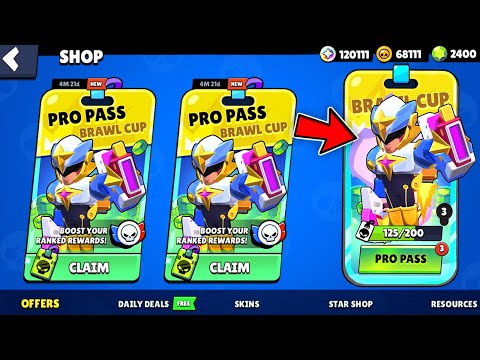 COMPLETE PRO PASS🎁🎁🎁- BRAWL STARS FREE REWARDS