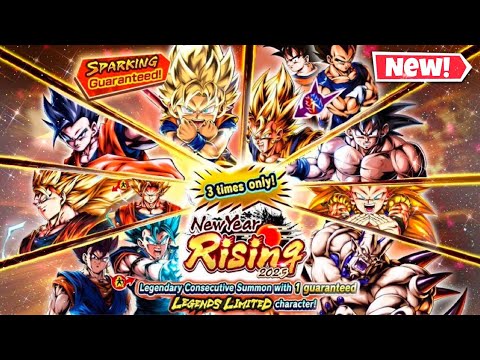 🔥 NEW BANNER TONIGHT!!!! 10 LF CHARACTERS IN 1 MULTI! NEW YEARS RISING BANNER! (Dragon Ball Legends)