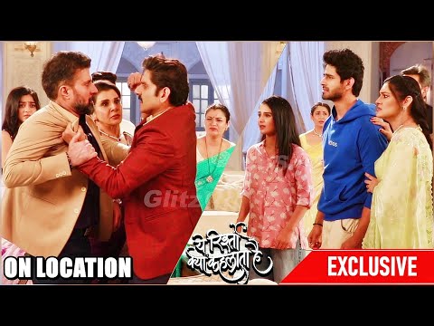 YRKKH: Manoj Gets Furious! Goes To Beat Up Sanjay For Indirectly Ruining Kiara's Life | ON LOCATION