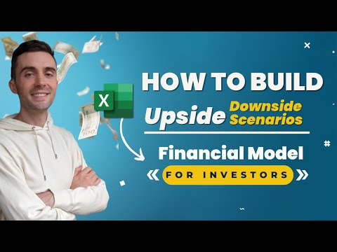 How to Show Upside, Base Case, and Downside Scenarios in Financial Model for Investors