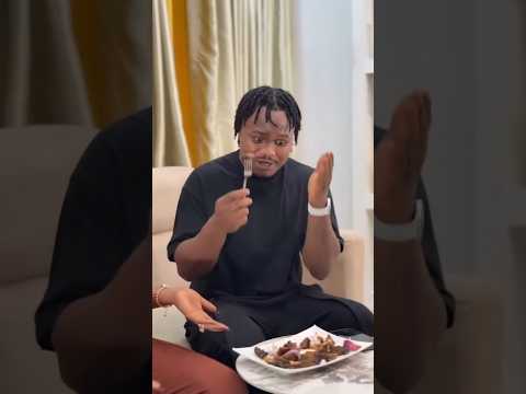 Oluwadolarz eats the forbidden food with Kidbaby of Rybeena