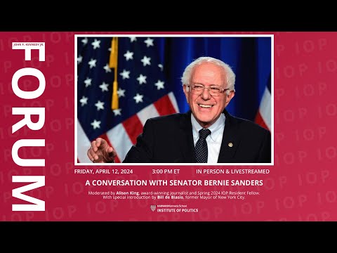 A Conversation with Senator Bernie Sanders | 2024: Where Do We Go From Here?