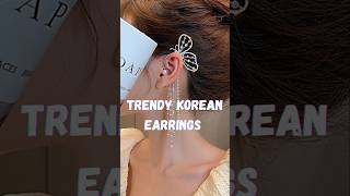 Links in Description🖇️ Trendy Korean Earrings from Amazon!✨ #shorts