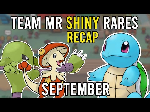 TEAM MR SHINY RARES RECAP - SEPTEMBER  #pokemmo