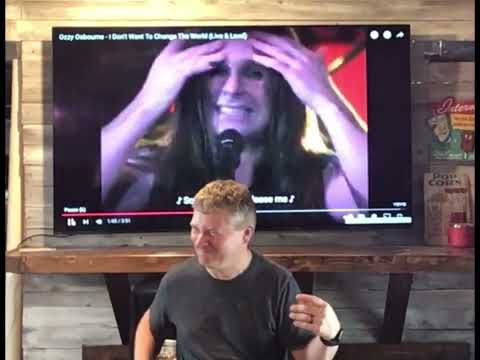 OZZY I DONT WANT TO CHANGE THE WORLD MANCAVE MUSIC REACTIONS