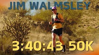 Jim Walmsley's 2025 Mesquite Canyon 50K Finish & Interview (New Course Record)