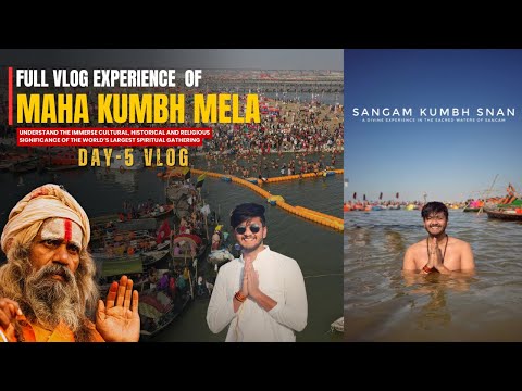 MAHAKUMBH MELA VLOG 2025 | DAY-5 Cinematic drone Shoot | MAHAKUMBH EXPERIENCE