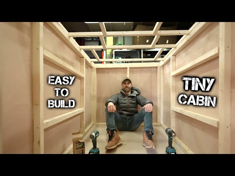 Tiny 'Pop Top' Cabin with Expandable Roof & Skylight - PART 1