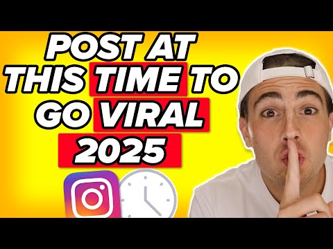 The BEST Time To Post on Instagram To Go VIRAL in 2025 (not what you think)