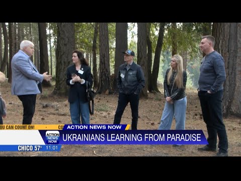 Ukrainian leaders visit Paradise to learn about town's recovery efforts to apply back home