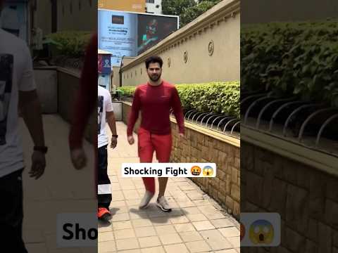 🔥 Varun Dhawan Caught in Street Fight! 😱 Shocking Footage Leaked! #VarunDhawan #FightVideo