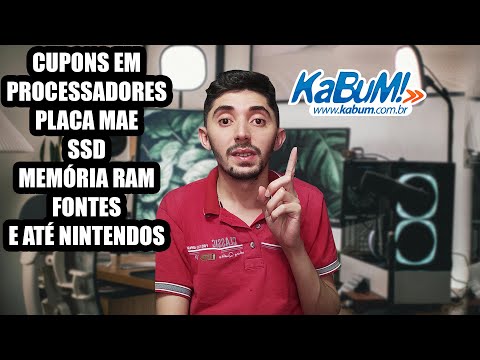 Cupons de desconto da kabum no mês de setembro, peças de pc, periféricos, acessórios e mais!