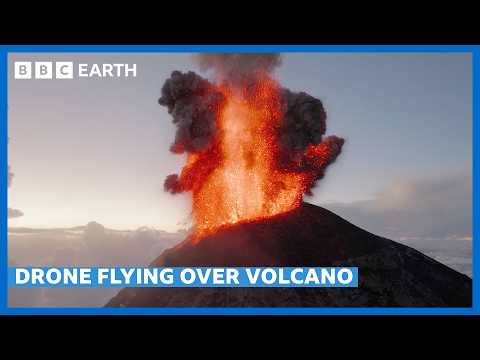 Epic Drone Mission: Exploring Fuego's Crater | BBC Earth Science