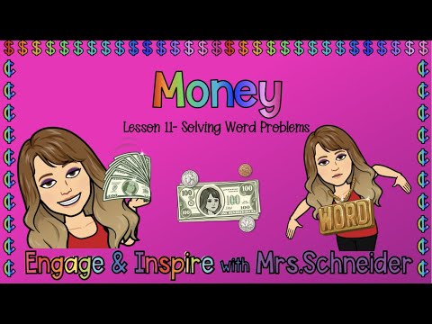 Money Lesson 11  Solving Word Problems