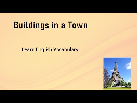 Places in a Town - Learn English Vocabulary