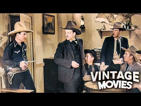 Rex Bell and Gordon De Main Western Drama Movie | Black and White | Vintage Movies