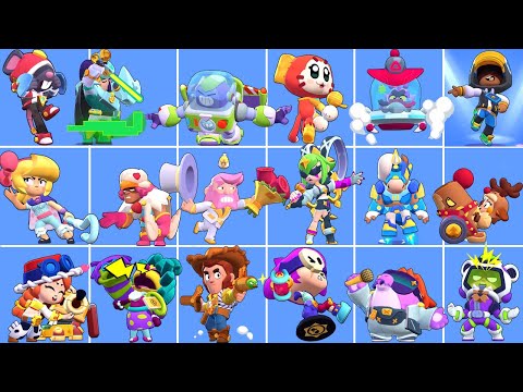 All New Skins Winning & Losing Animation | ToyStory, Brawlidays & More