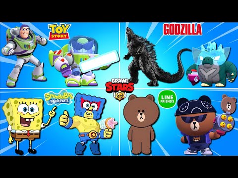 All Collab Skins Origin | Brawl Stars