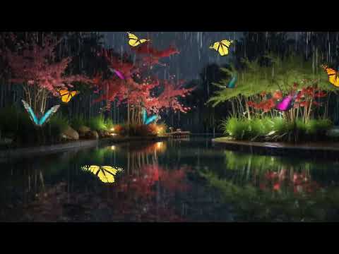 Soothing Piano Melody with Rain Sounds for Sleeping