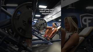 I Was Going Until Failure And This Happened… #gym #fitness #legpress