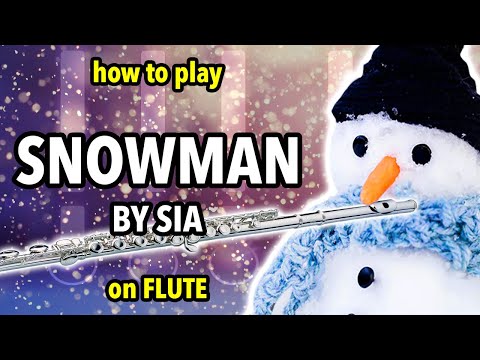 How to play Snowman on Flute | Flutorials