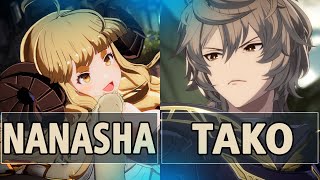 GBVSR:🔥Nanasha (Anila) Vs Tako (Sandalphon)🔥| High Level Gameplay.