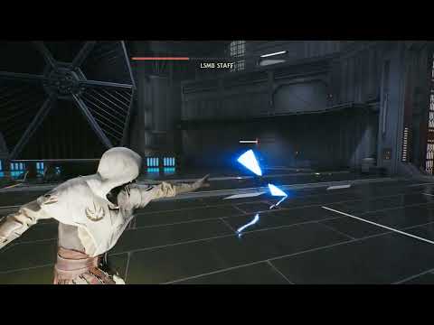 Jedi Temple Guard Fights Fallen Dark Jedi Master