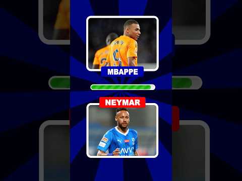 Mbappe vs Neymar 😱😱😱🔥🔥🔥🔥 Whose a better team player 🥳🥳🥳 #thegrandquiz #foot #kylianmbappe