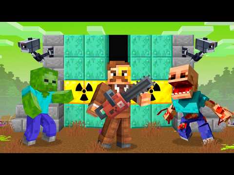 I Spent 100 Hours in a Zombie Apocalypse (Minecraft)