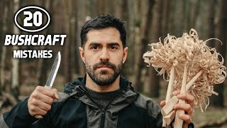 20 Beginner Bushcraft Mistakes + Tips