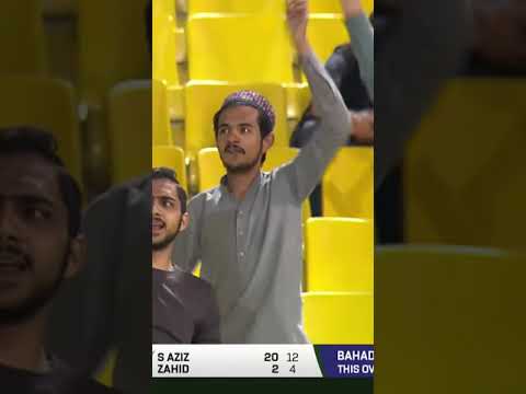 Aziz Hits Massive Six #KHIBvLRK #NationalT20 #SportsCentral #Shorts MA2K