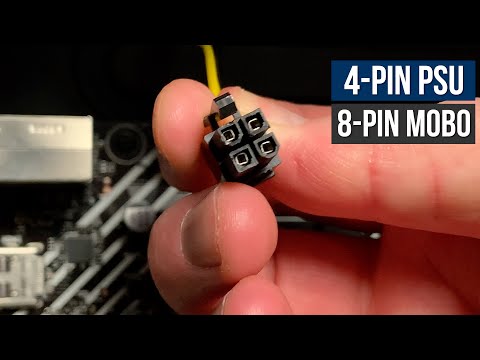 Using a PSU with 4-Pin CPU power on an 8-Pin Motherboard