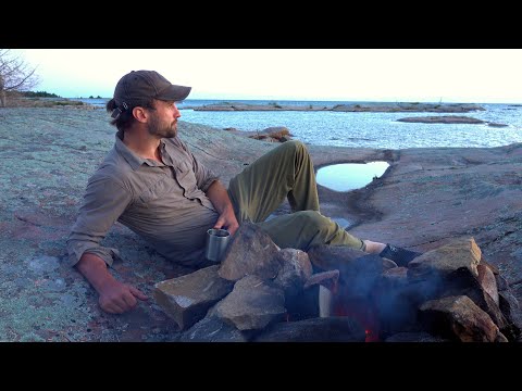 Camping on a Windy Rock Island | Georgian Bay