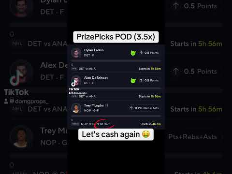 My BEST PrizePicks play today 💰 LETS CASH AGAIN 🤑