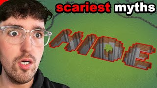 Testing Scary Minecraft Myths Caught in Seeds...