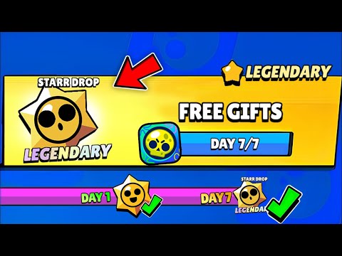 AMAZING STARR DROP GIFTS!!!!🎁🎁🎁- brawl Stars rewards