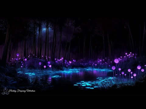 Deep Sleep Meditation Music | 432Hz + 528Hz Relaxation & Soul Healing | Healing Forest Ambience